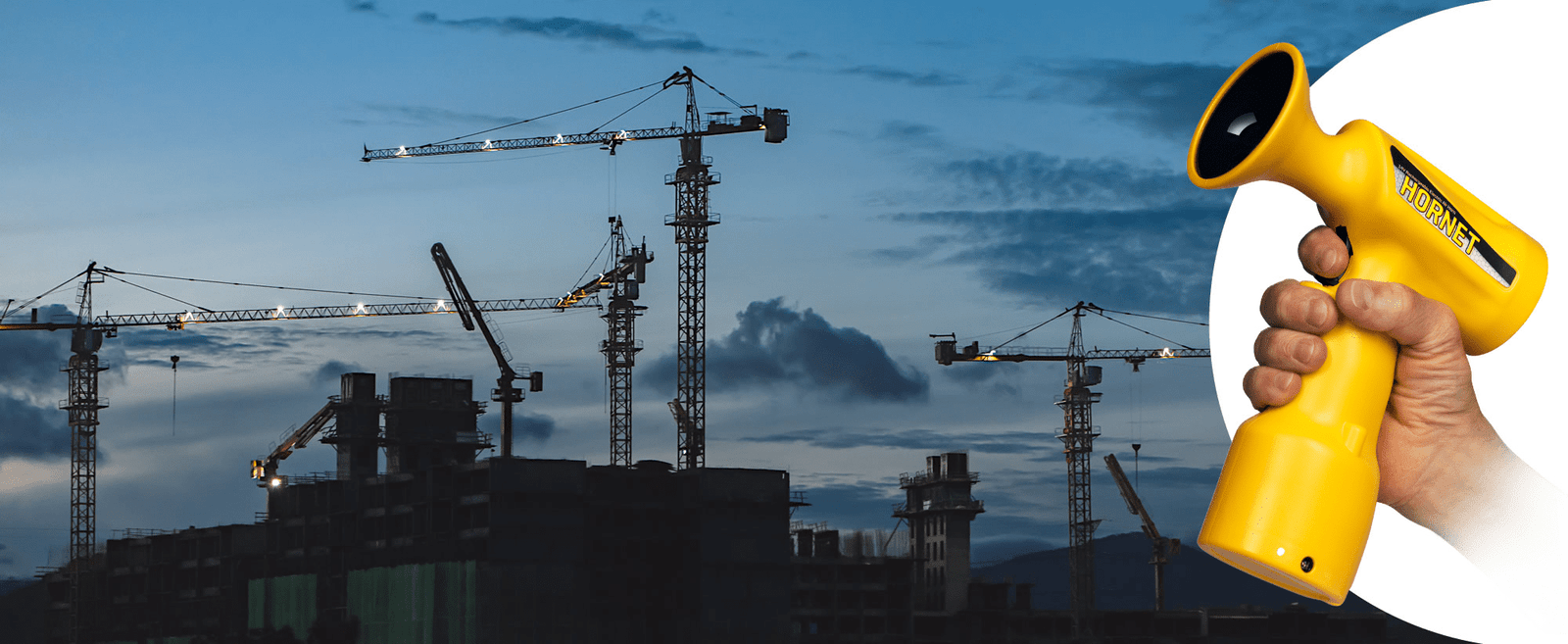 WoodsCan Hornet Rechargeable Electric Air Horn - the world's most advanced signaling device for industrial and recreational safety.