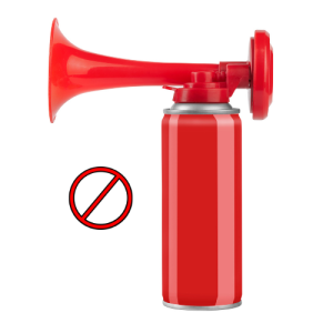 Are air horns dangerous in hot weather?