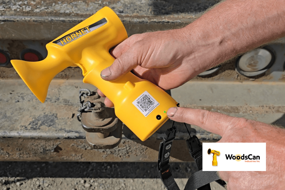 Battery charge, reliable, Construction Safety Air Horns: How Are They Used? WoodsCan Hornet rechargeable air horn
