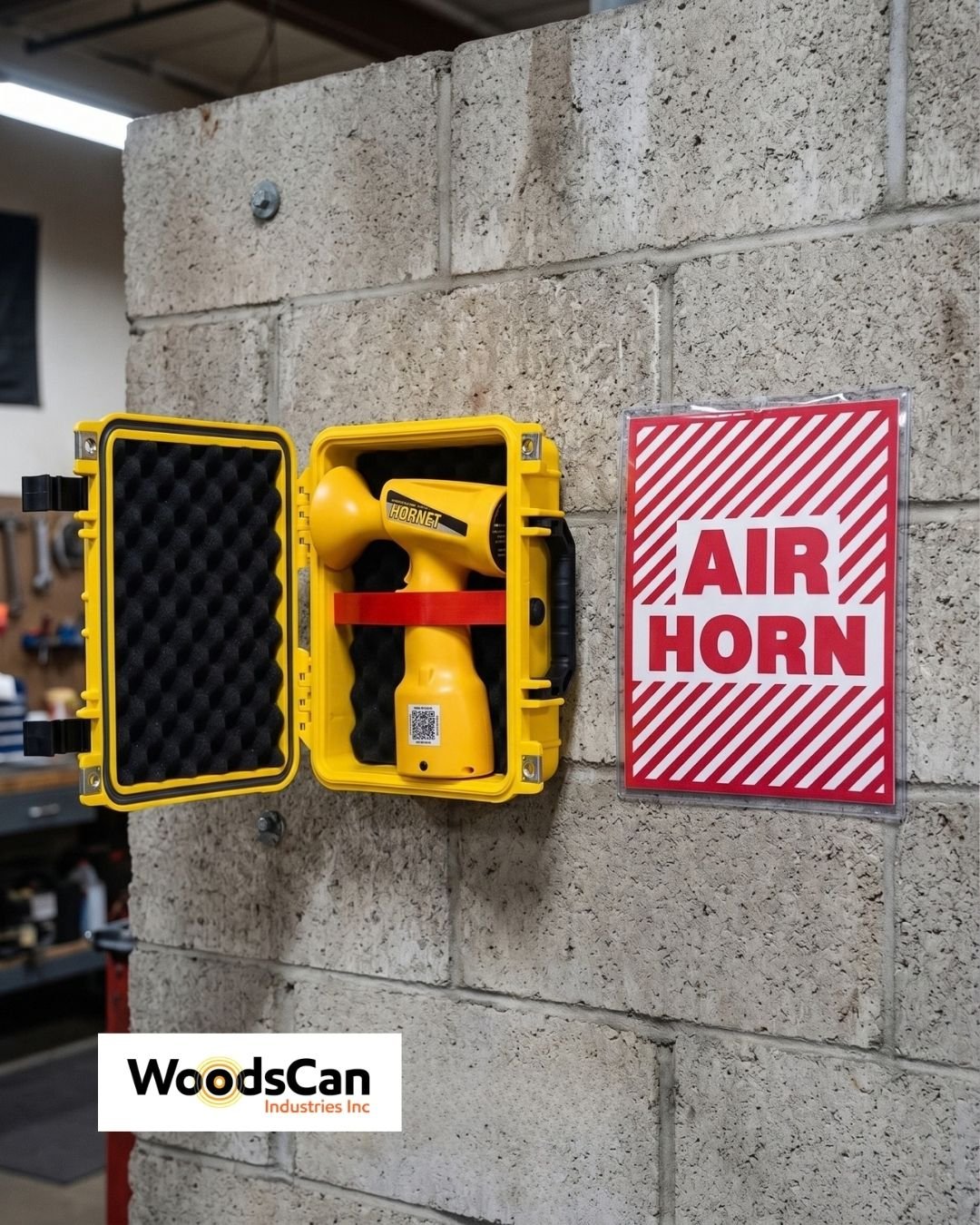 Hornet Air Horn Emergency Station Kit, WoodsCan Industries Inc