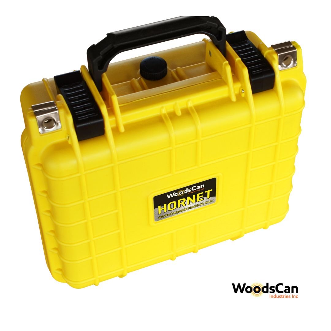 WoodsCan-Hornet-Air-Horn-Yellow-Case-Emergency-Safety-Construction-Blasting-5